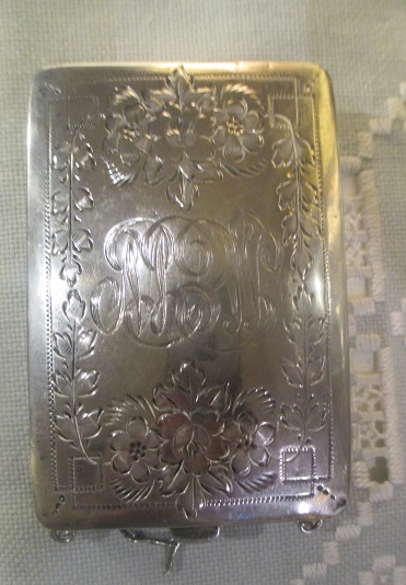 xxM 1123M 1916 Sterling silver coin purse x